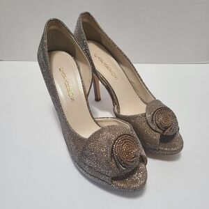 Caparros Baldwin Champagne Sparkle Heel‎ Size 11